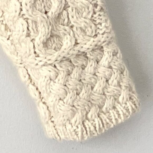 NEW Aran Mor 100% Irish Marino Wool Sweater Natural Colour, Size M - Picture 10 of 16